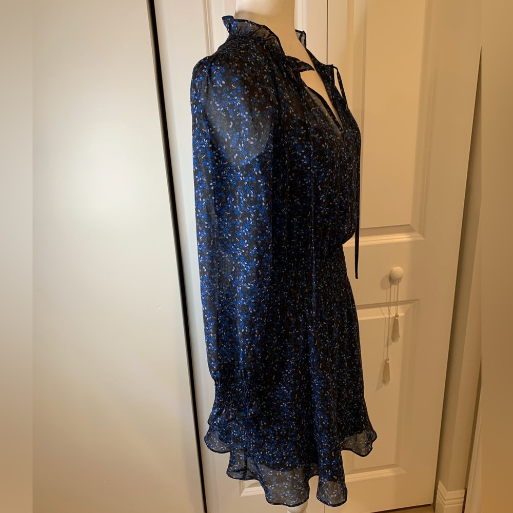 Parker Black & Blue Floral Dress ๐ - Picture 3 of 5